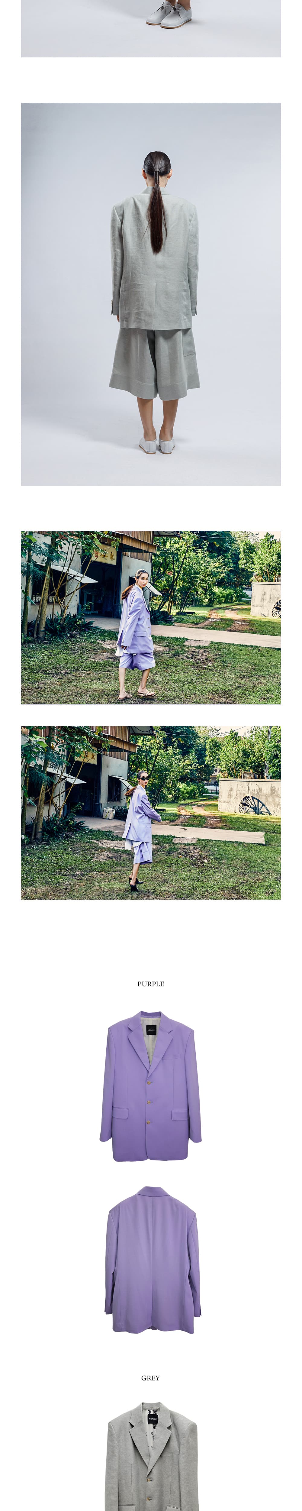 Loose Fit Single Jacket — vue 5