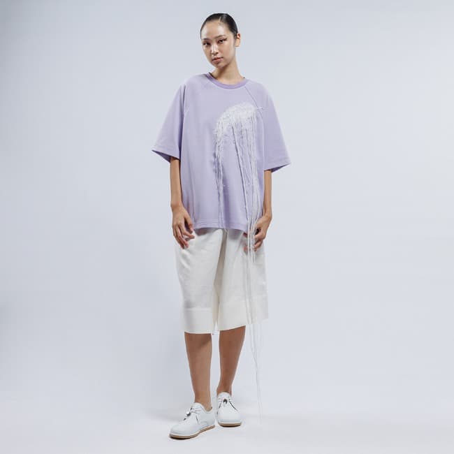 Wide Bermuda Pants — vue 1