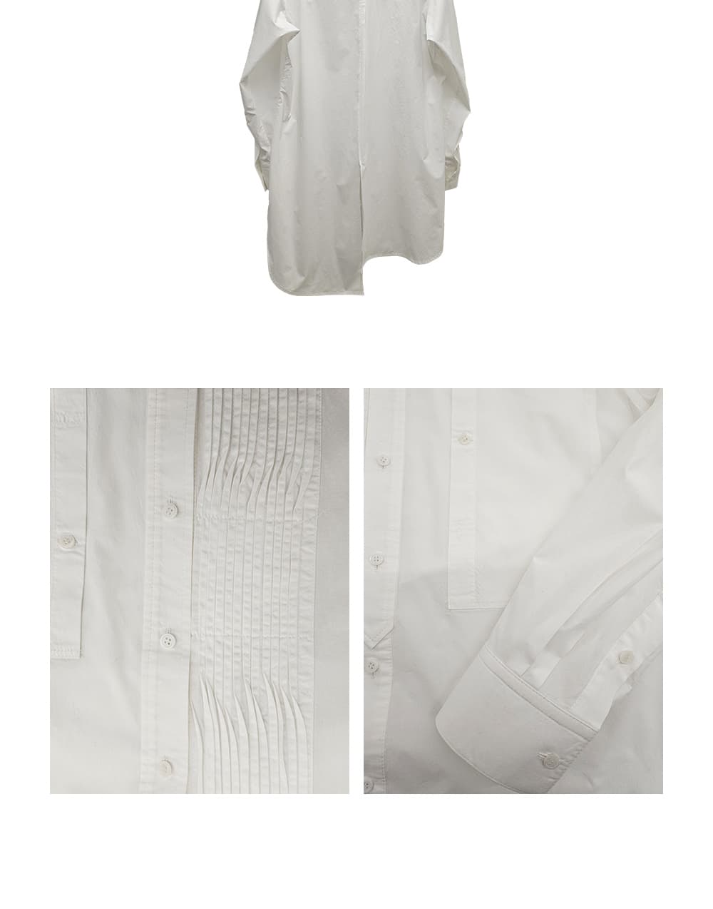Pure Cotton Tailored Long Shirt — vue 5
