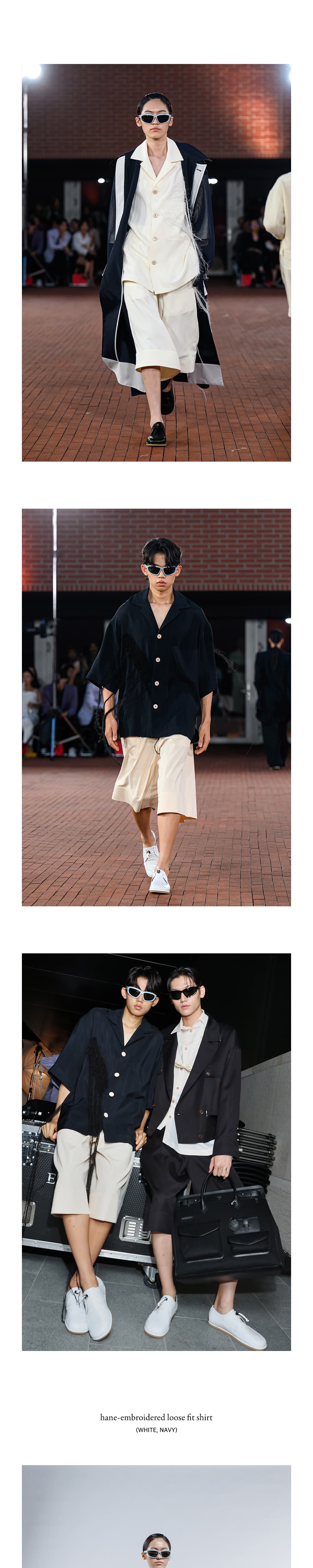 Hand-Embroidered Loose Fit Shirt — vue 3