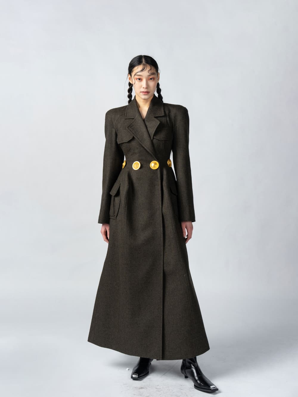 Double Safari Maxi Coat — vue 5