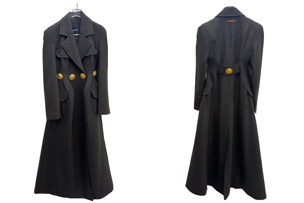 Double Safari Maxi Coat — vue 8
