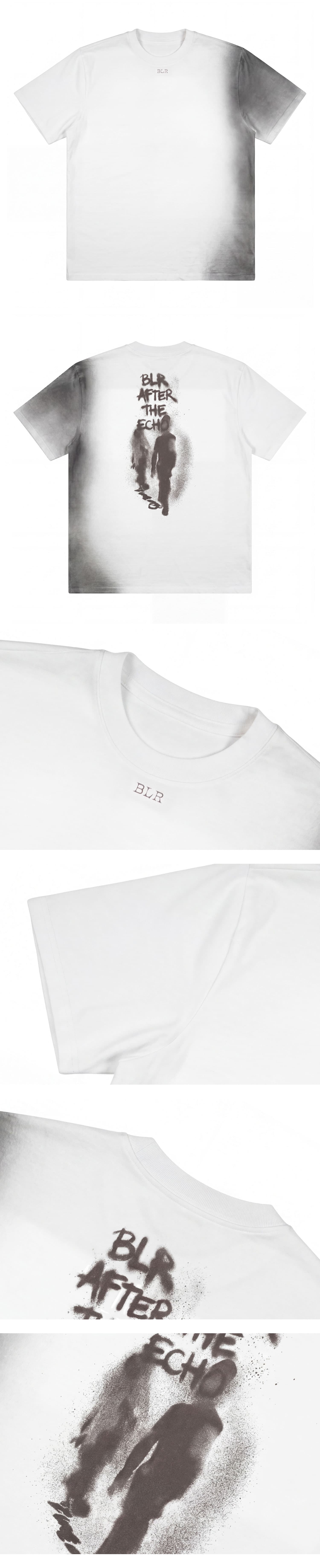 Silhouette Graphic Oversized T-Shirt Ivory — vue 4