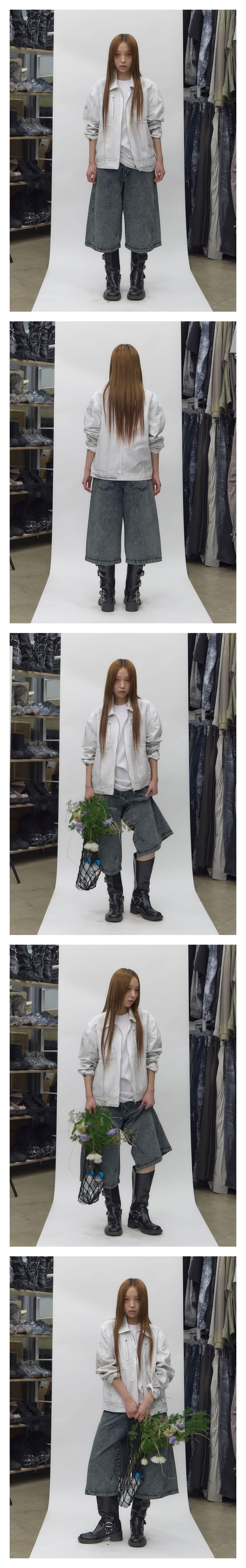 Anchored Puller Utility Jacket White — vue 2