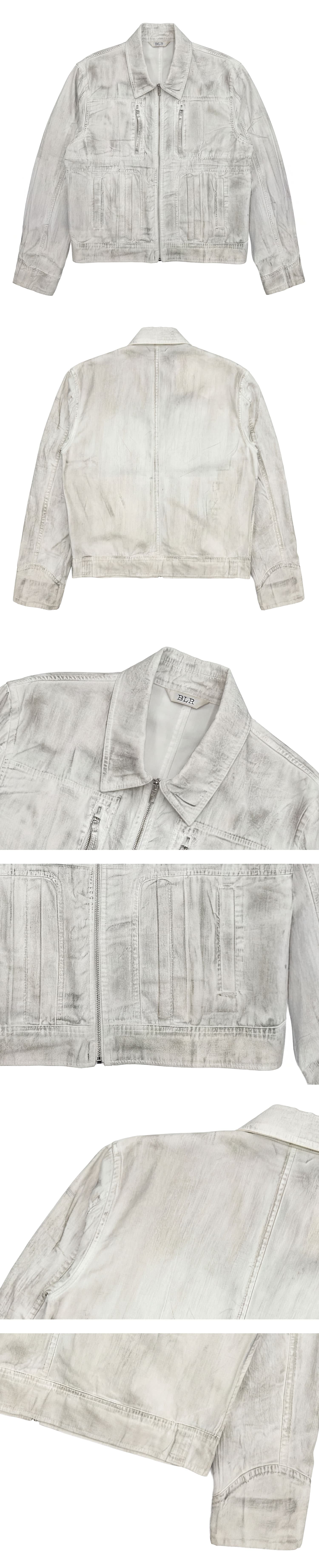 Anchored Puller Utility Jacket White — vue 5