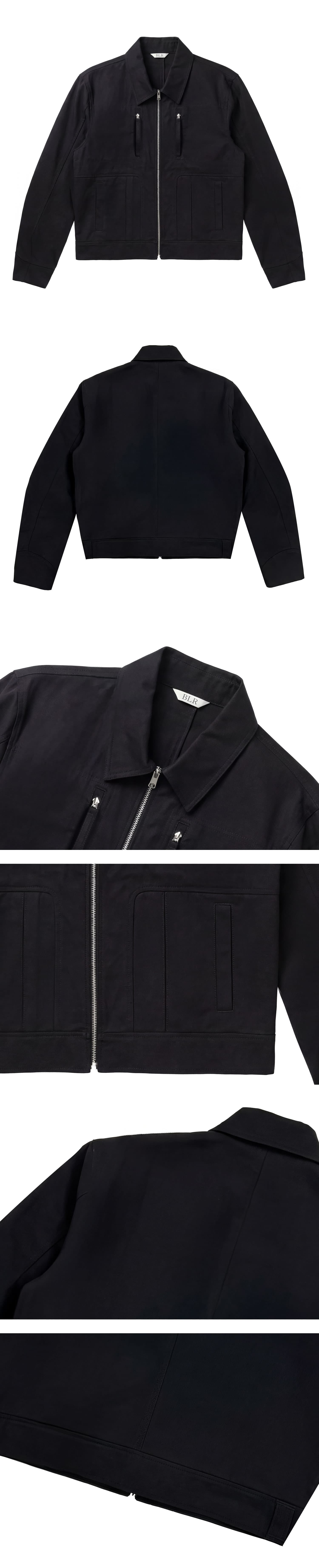 Anchored Puller Utility Jacket Black — vue 5
