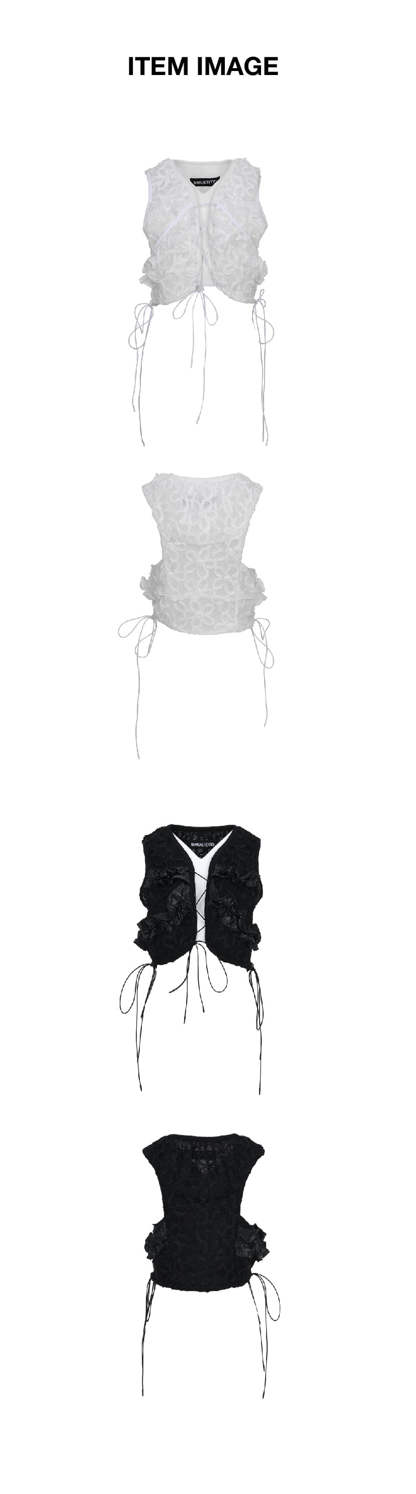 Frill Detail Running Vest — vue 4
