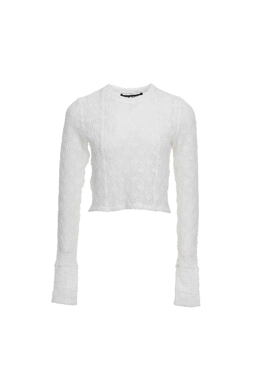Flower Lace Top White — vue 1