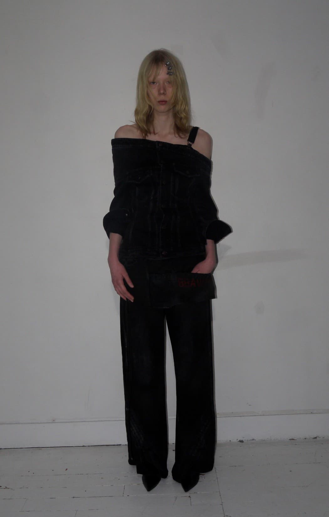 Asymetrical Denim Jacket — vue 2
