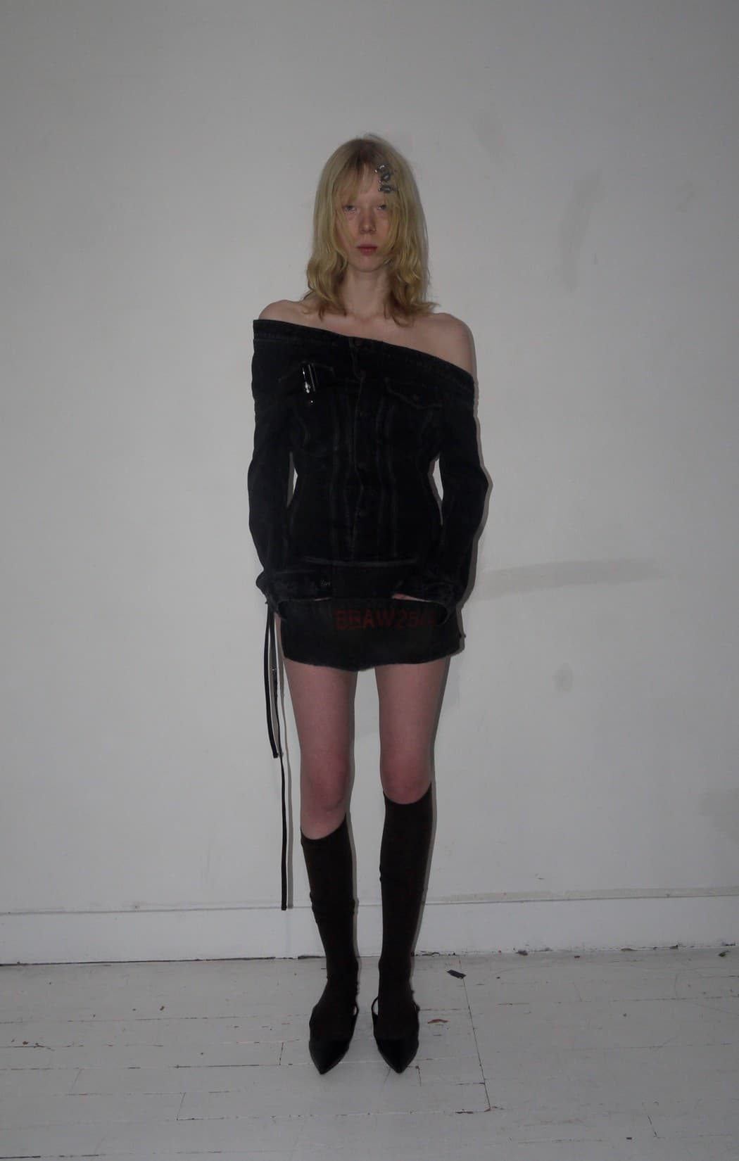 Asymetrical Denim Jacket — vue 1
