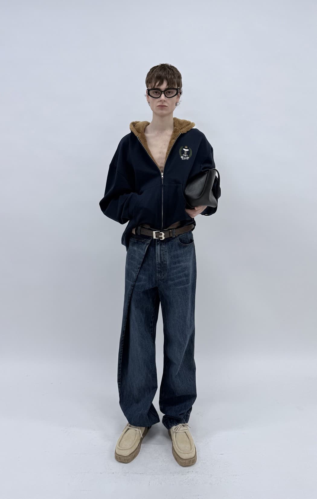 Fur Lining Hoodie Zip-Up — vue 3