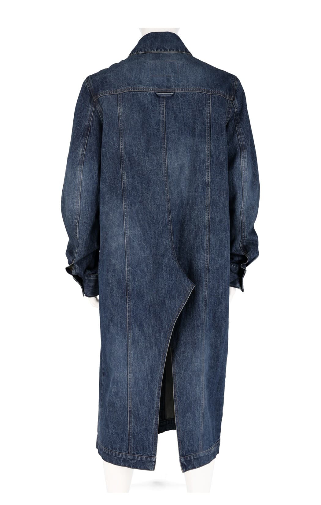 Denim Mac Coat — vue 3