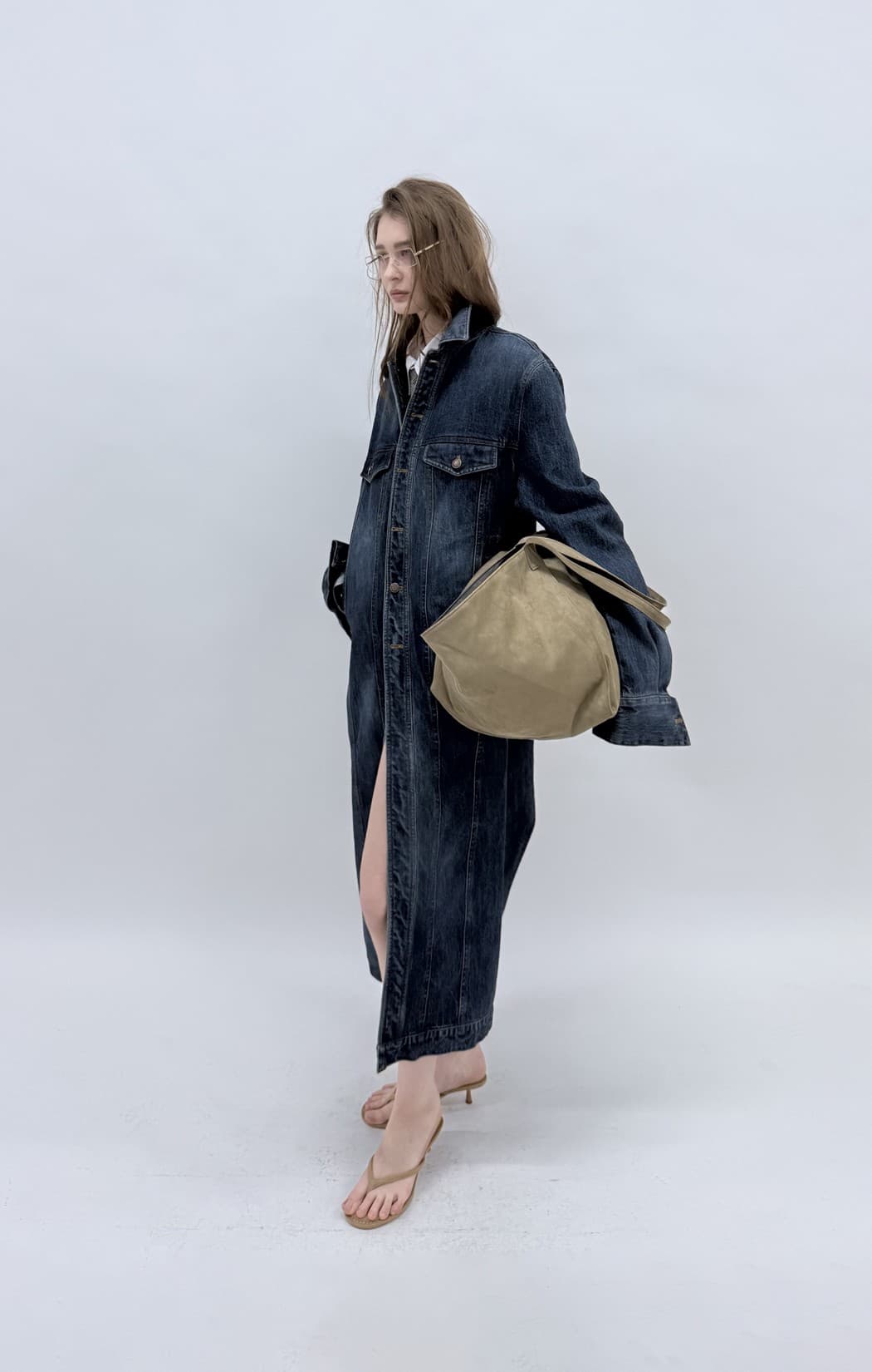 Denim Mac Coat — vue 4