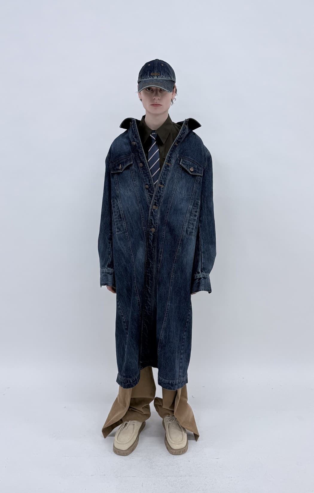 Denim Mac Coat — vue 6