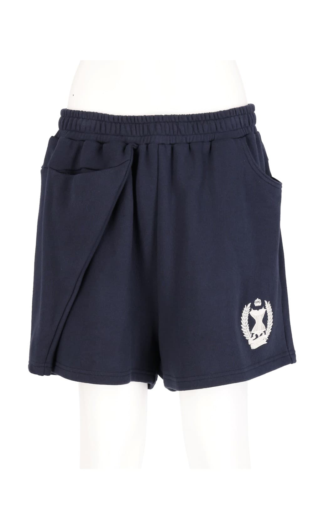 Asym Tuck Sweat Shorts — vue 2