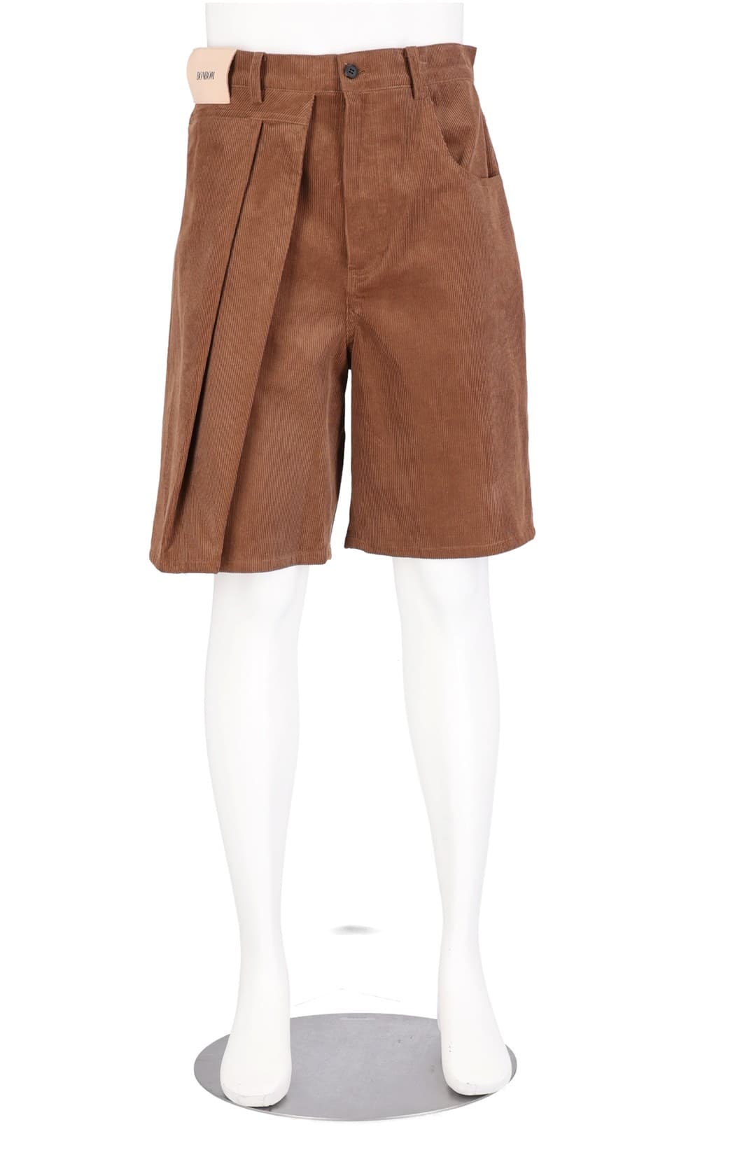 Two-Tuck Corduroy Shorts — vue 1