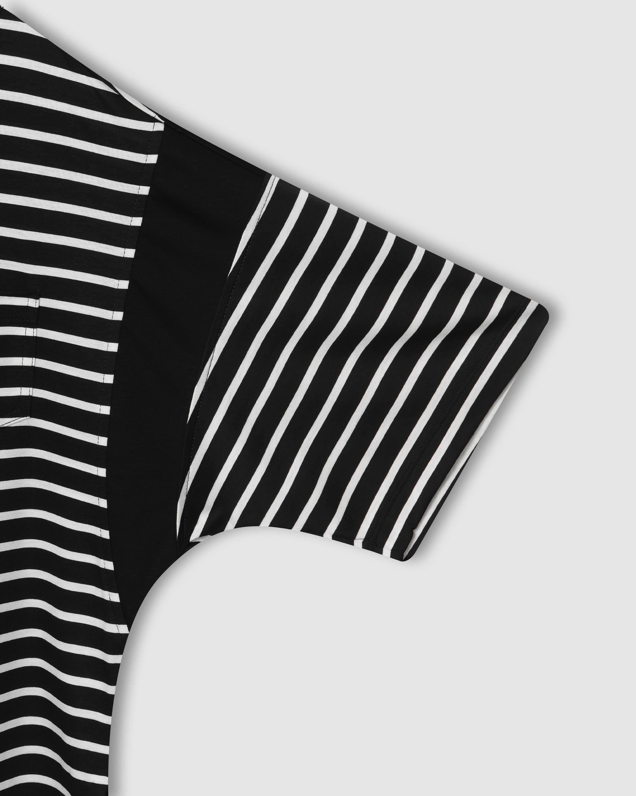 Striped Half-Sleeve Black PT — vue 5