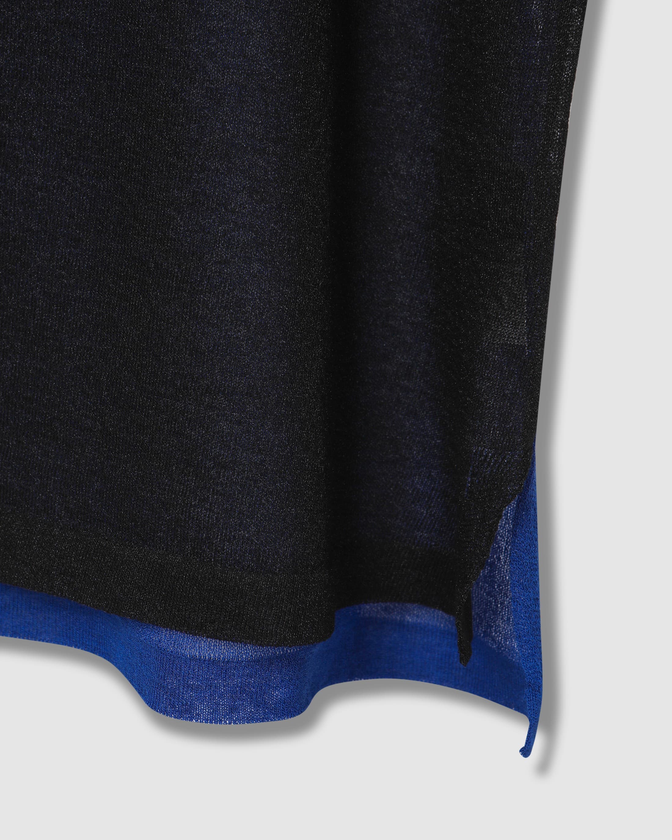 Color Mix Sheer Knit Blue PT — vue 6