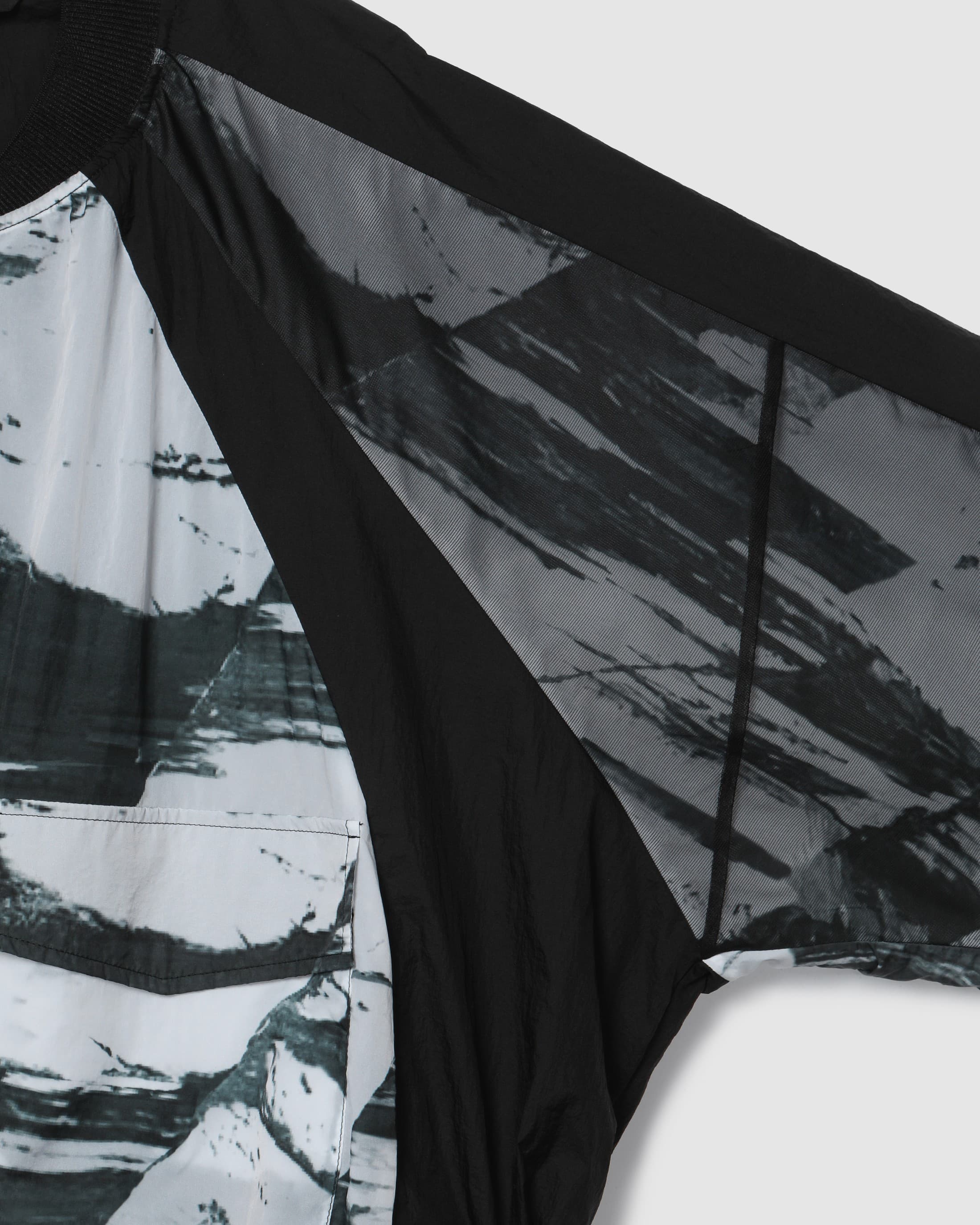 Marble Print Jacket Black PT — vue 5