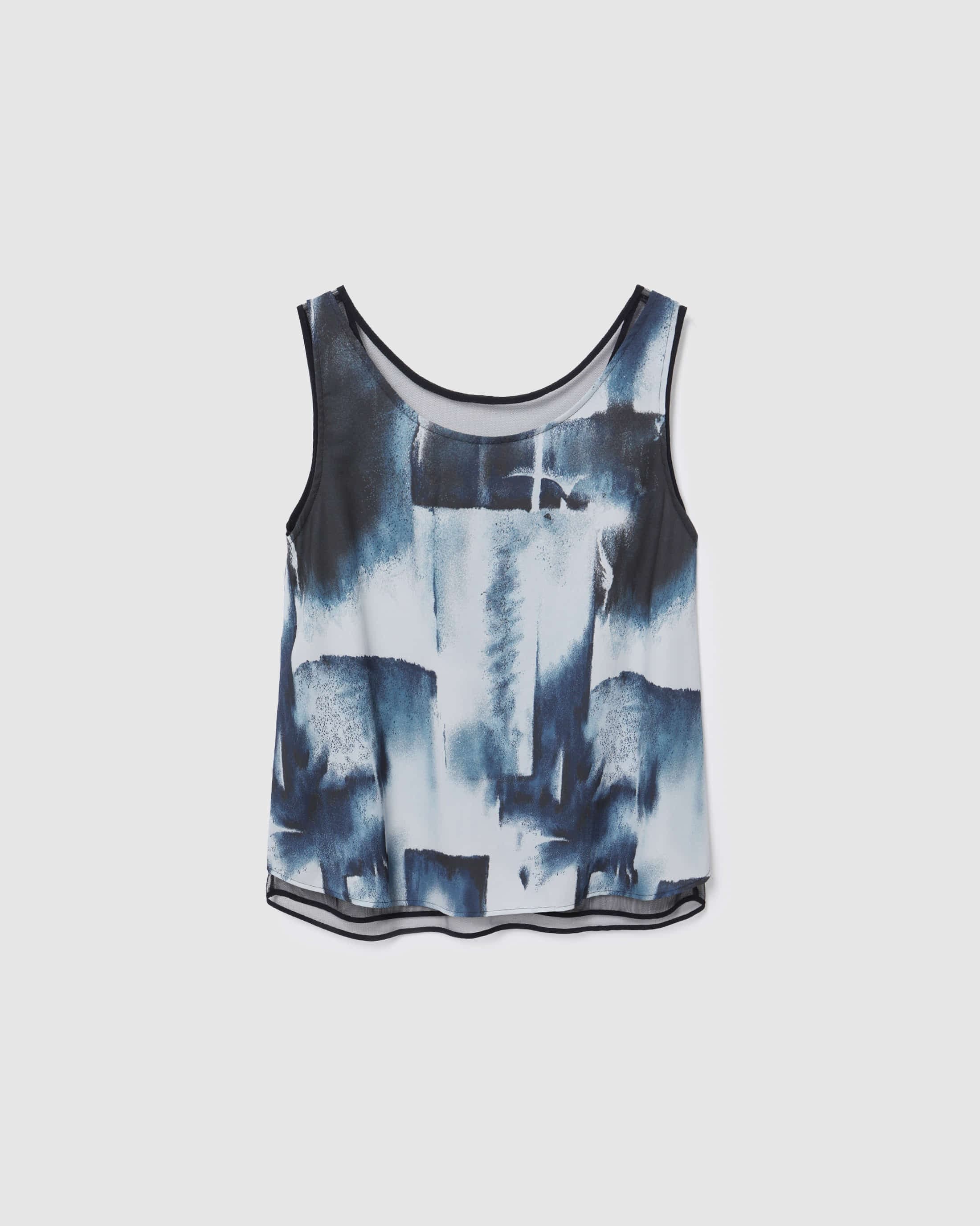 Double Layer Sleeveless Blue PT — vue 3