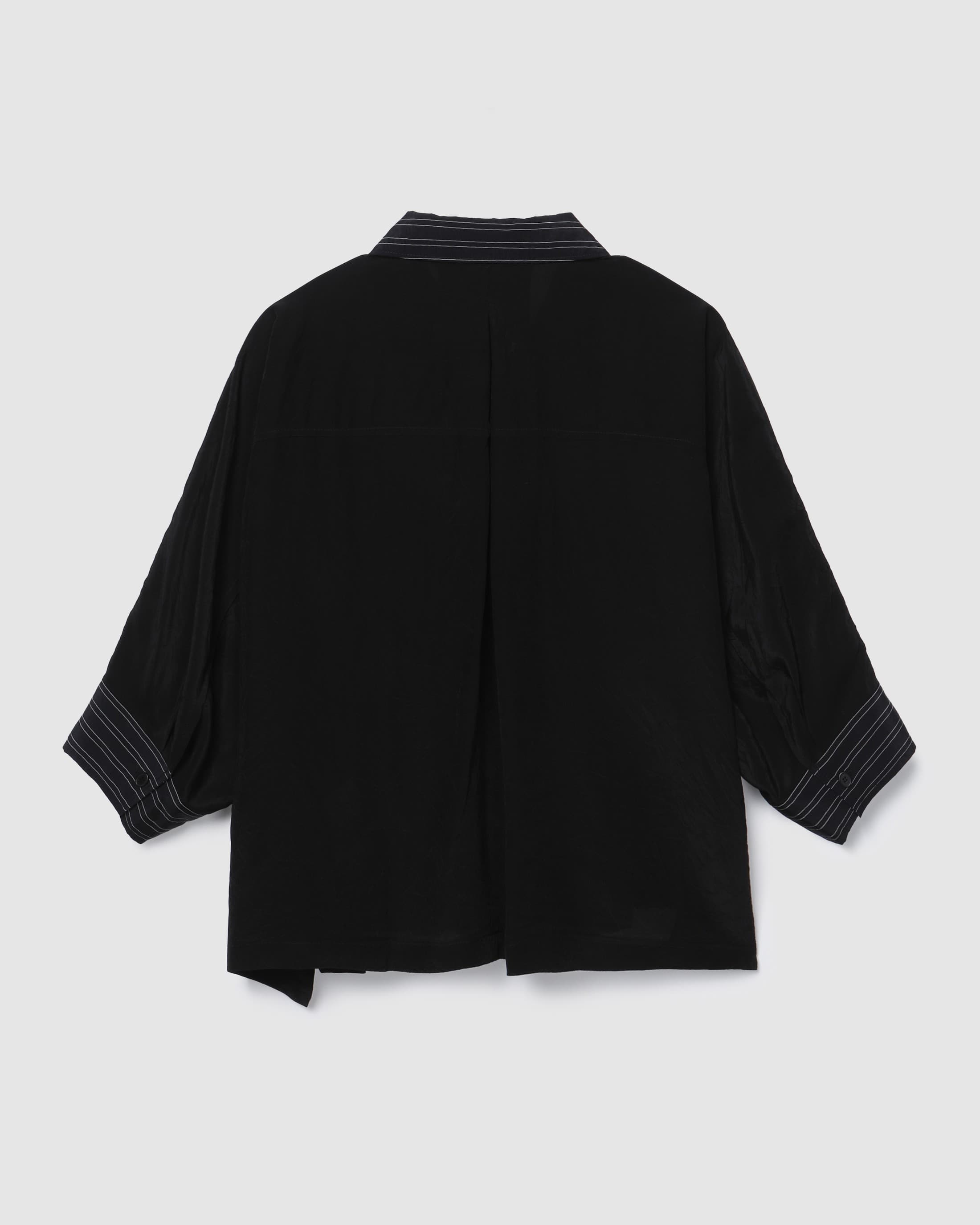 Stripe Panel Blouse Black PT — vue 3