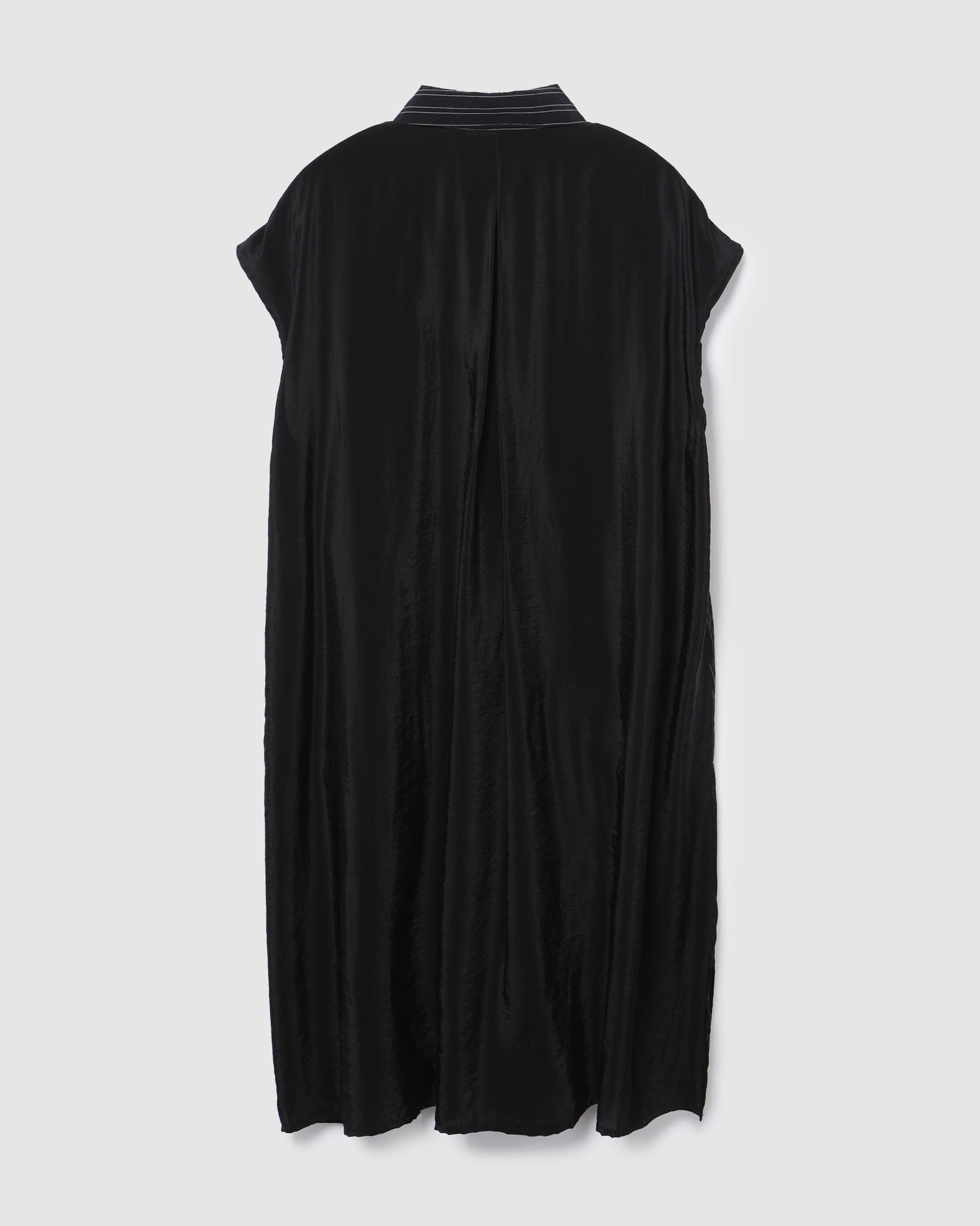 Stripe Panel Long Vest Black PT — vue 3