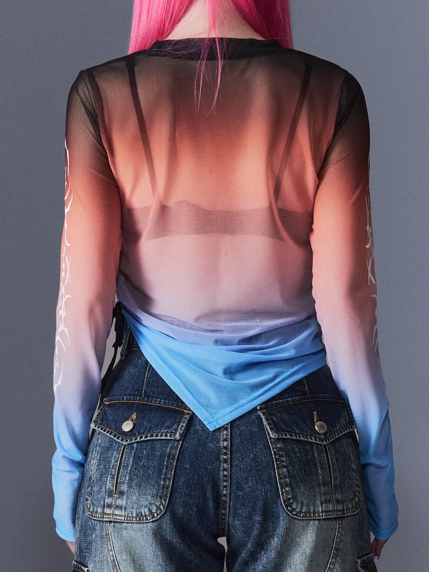 Sunset Tribal Mesh T-Shirts — vue 8