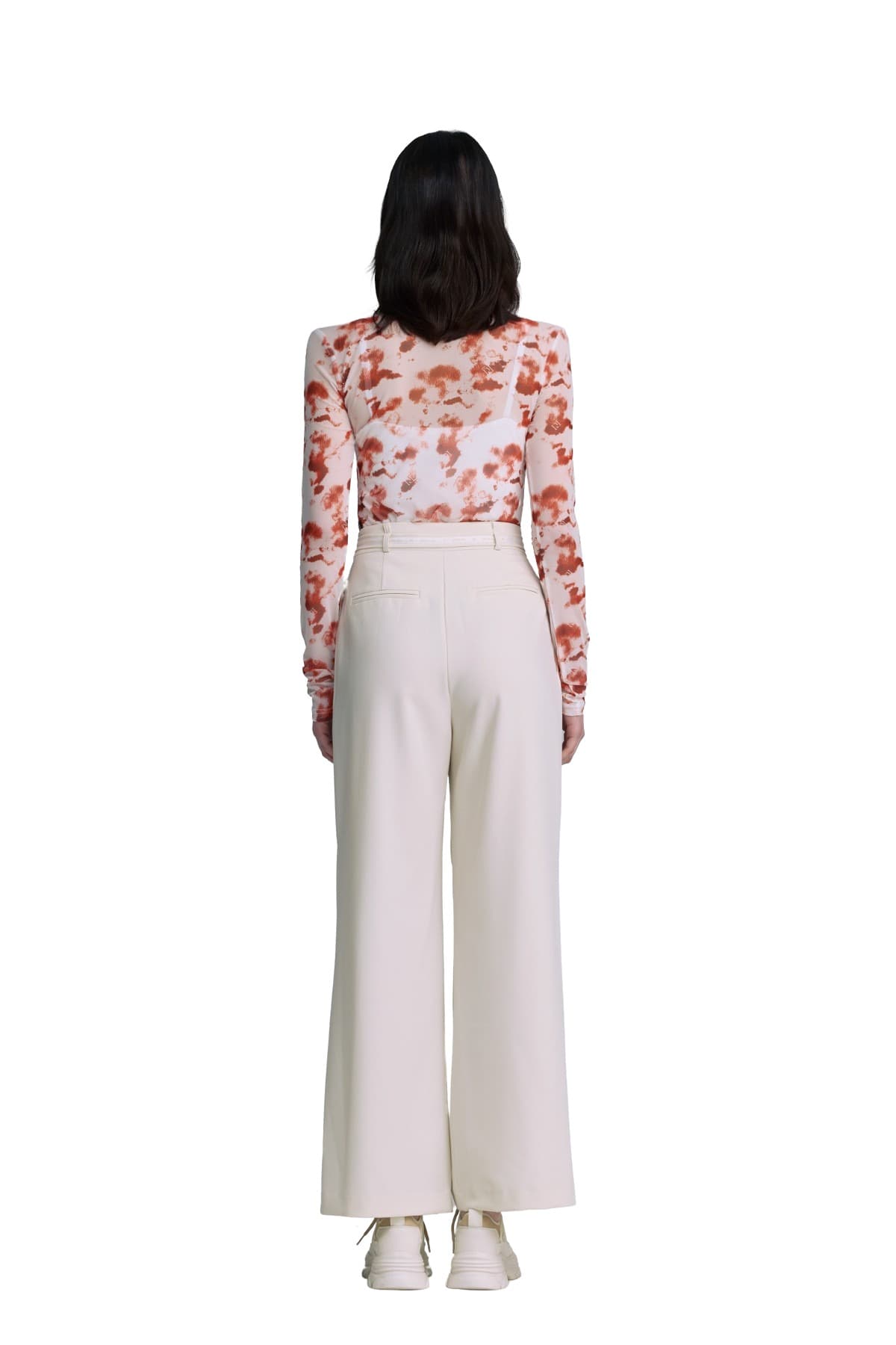 Belted Pintuck Pants (IV) — vue 4