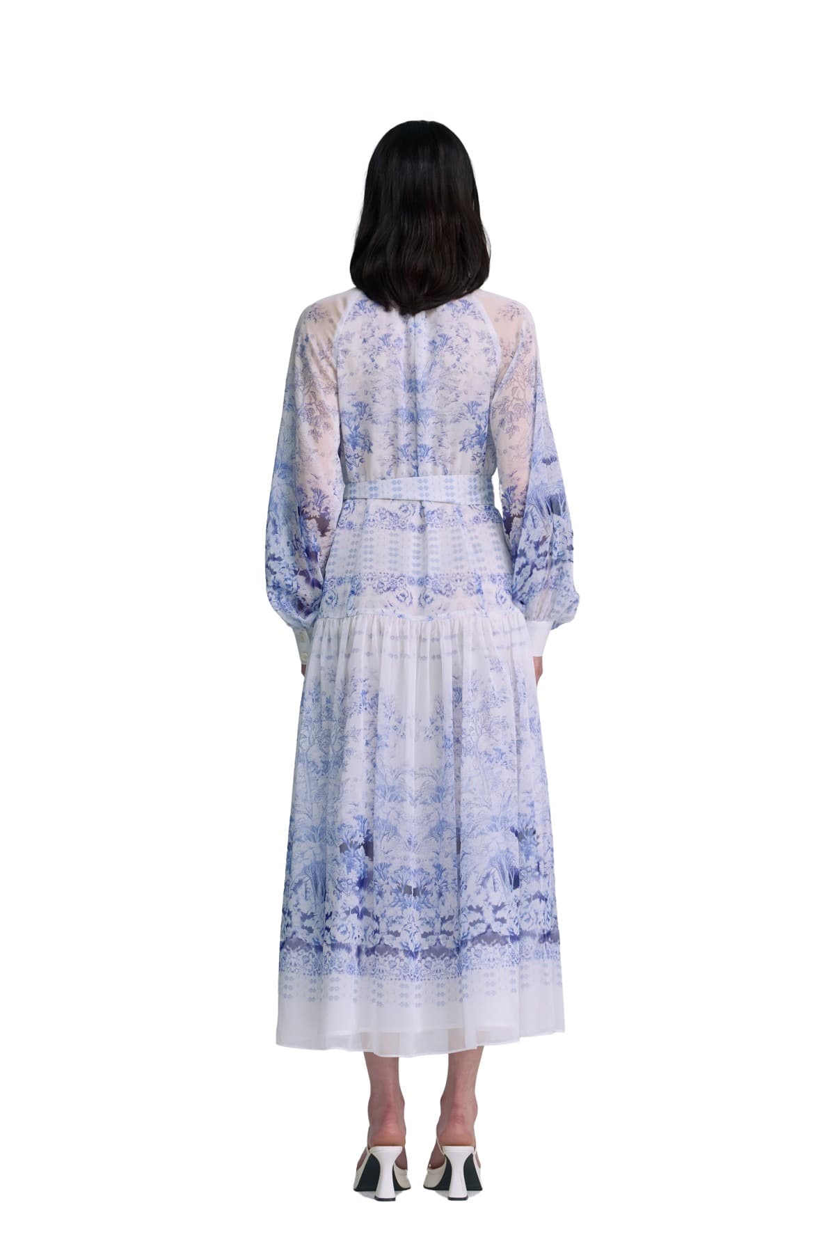Chiffon Raglan-sleeved Dress (BN) — vue 4