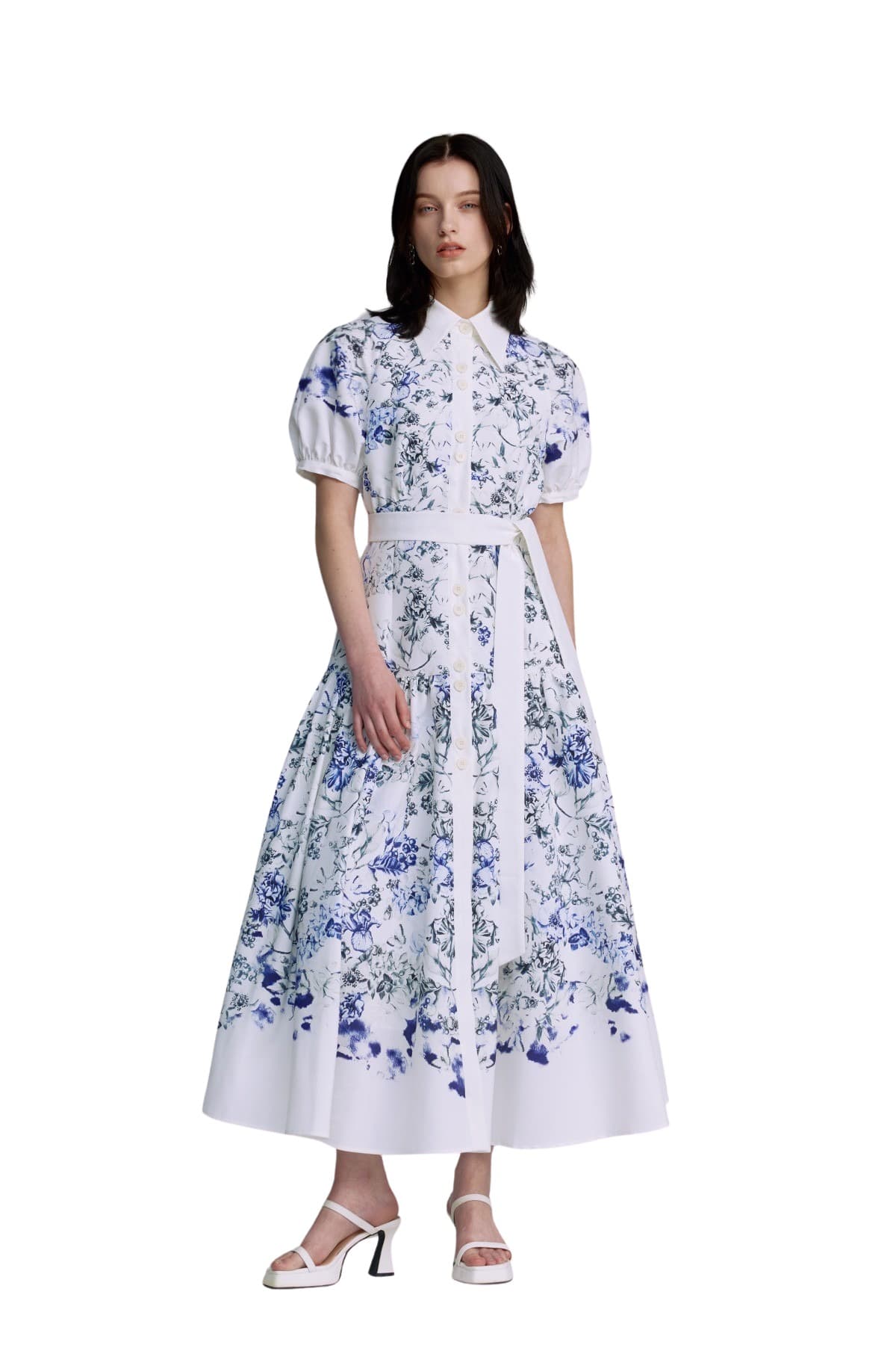 Balloon Raglan-sleeved Dress (S) — vue 5