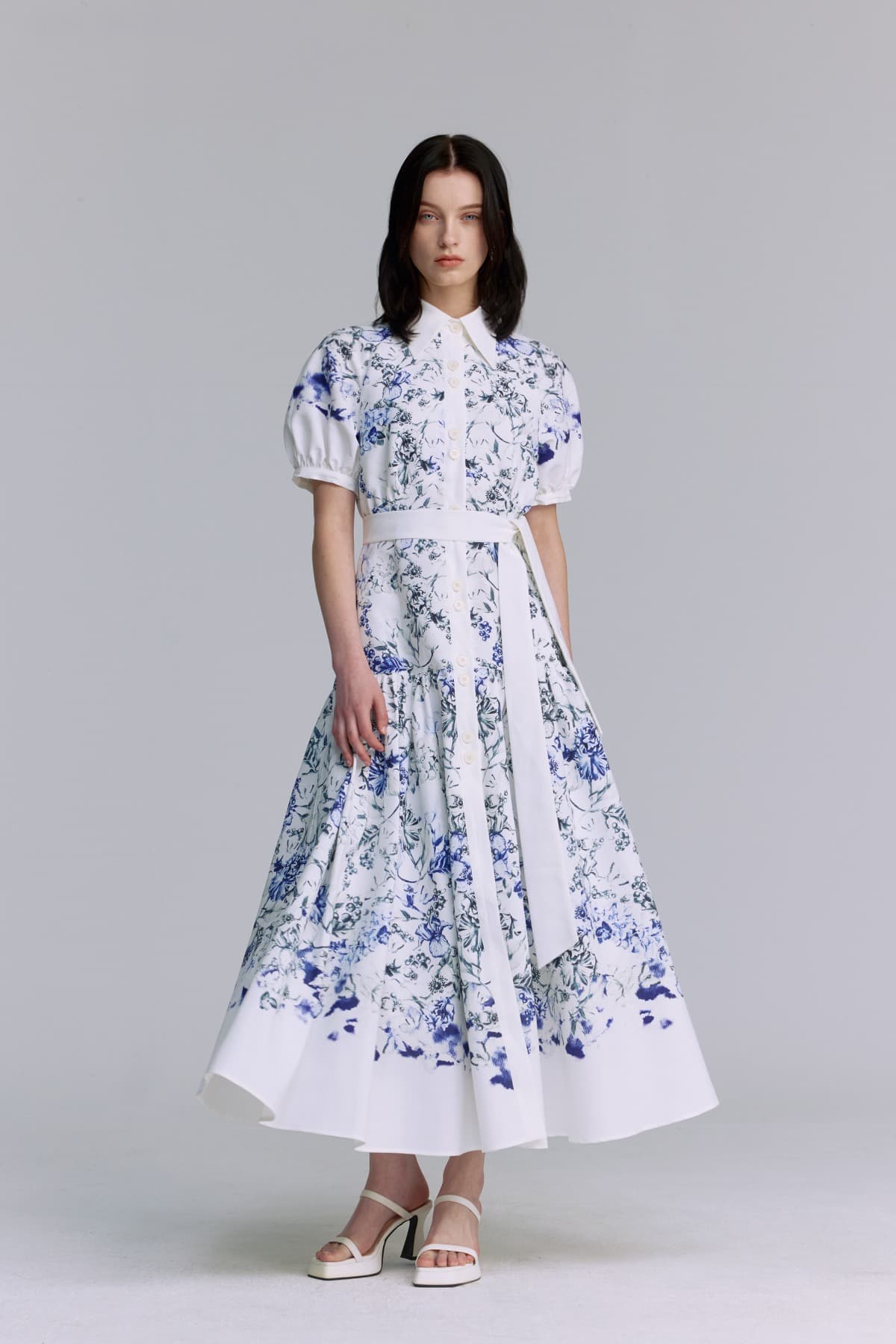 Balloon Raglan-sleeved Dress (S) — vue 10
