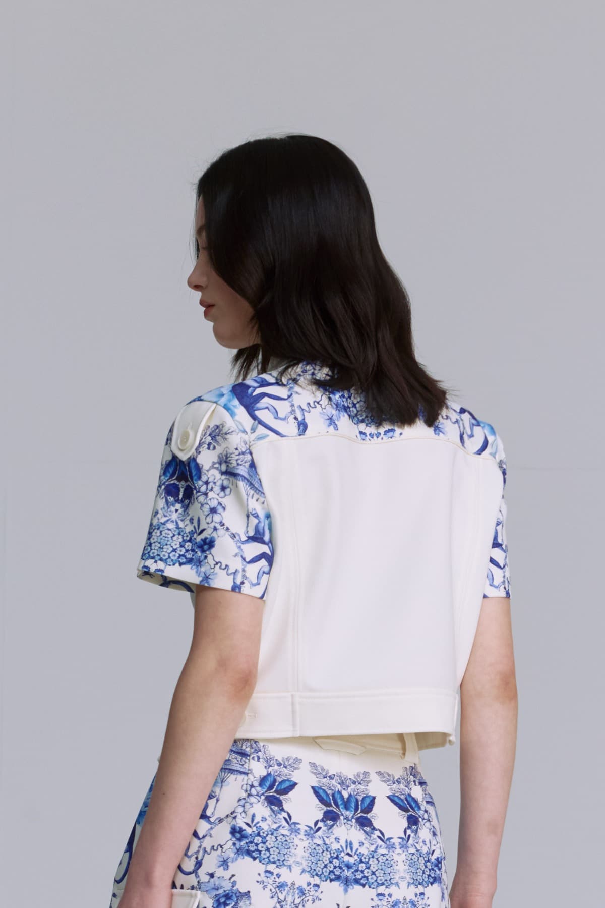 Flap Button Short-sleeved Jacket (W) — vue 11