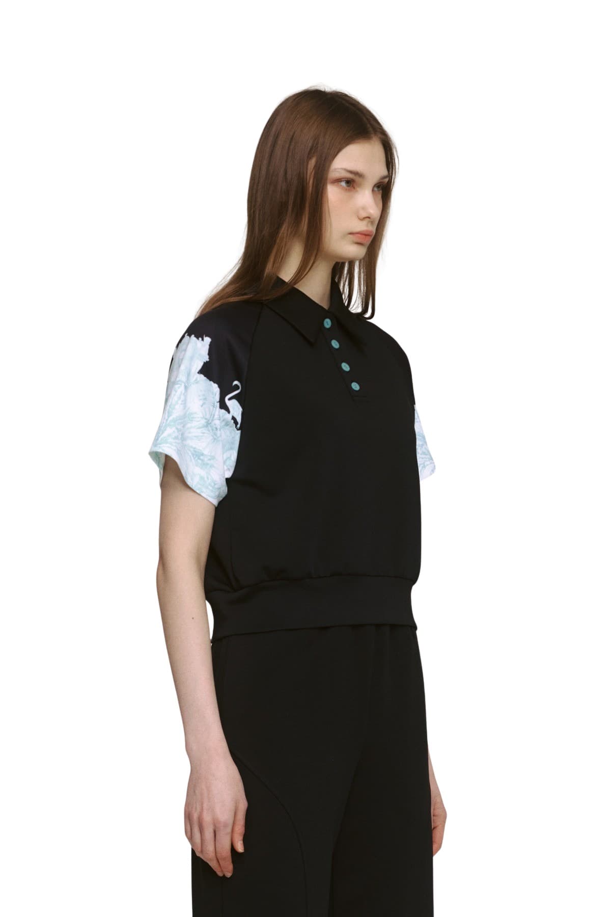 Raglan Collar T-shirt (BM) — vue 3