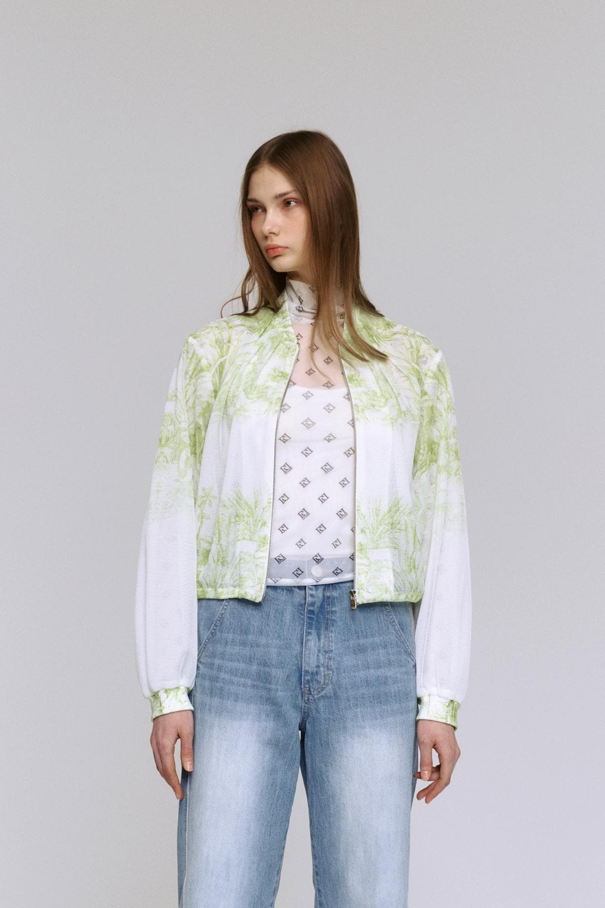 Mesh Pintuck Jumper (G) — vue 10