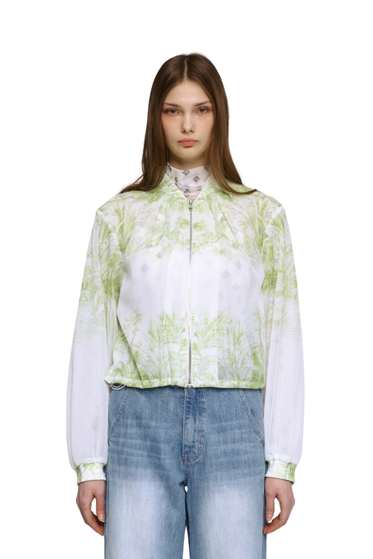 Mesh Pintuck Jumper (G) — vue 1