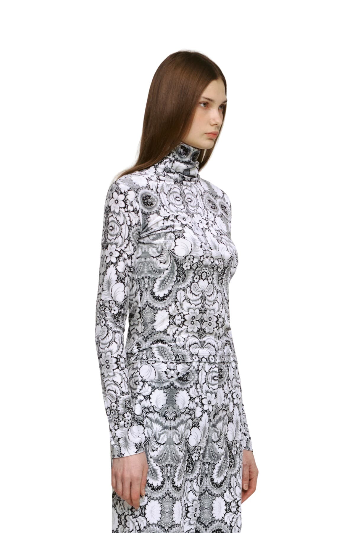 Velvet Turtle-neck T-shirt (SV) — vue 3