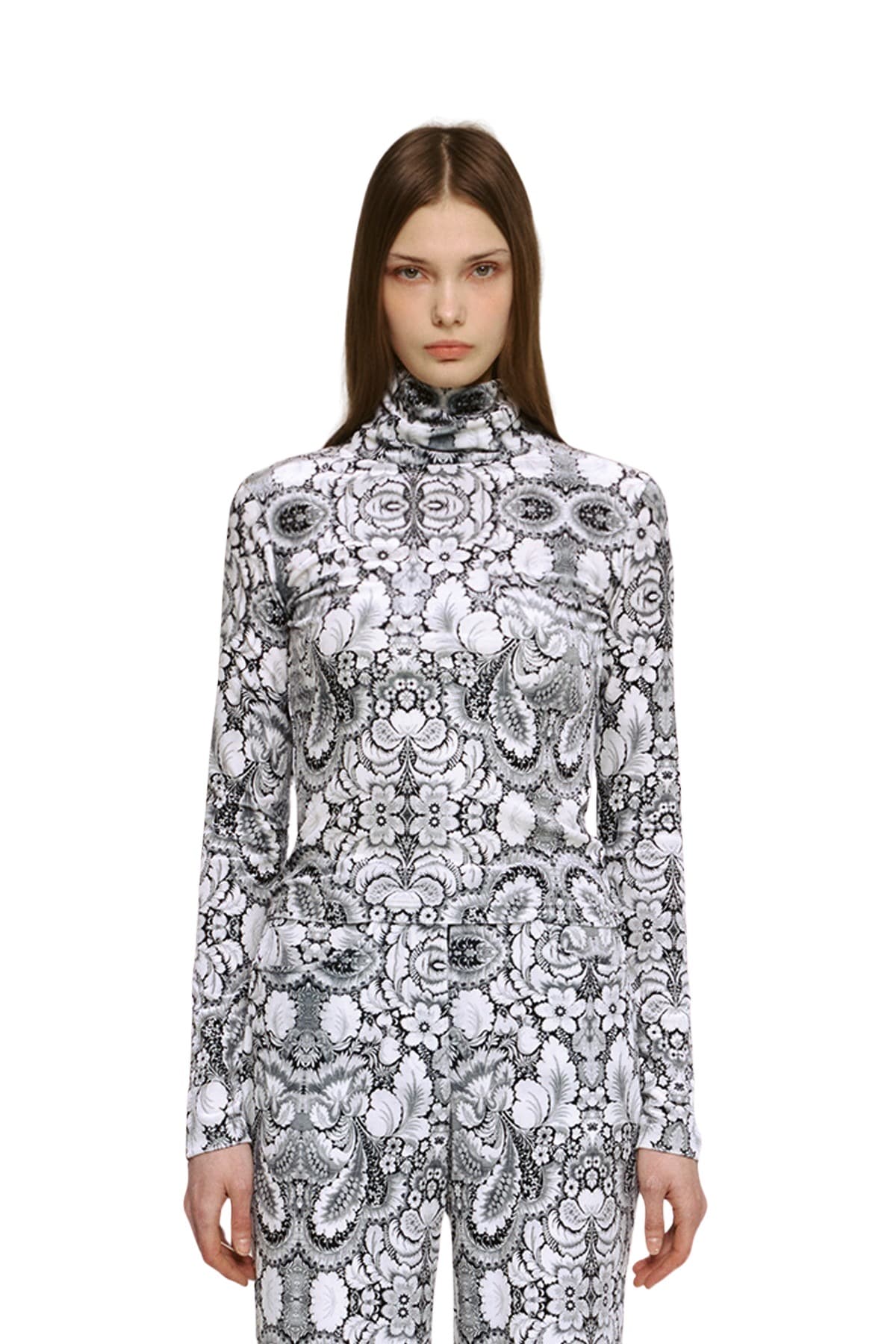 Velvet Turtle-neck T-shirt (SV) — vue 1