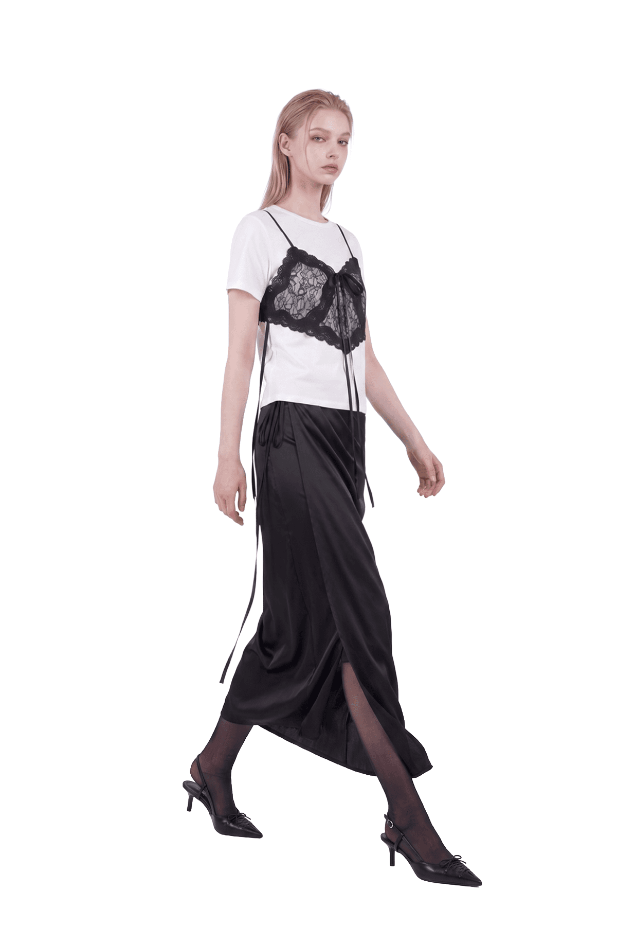 Lace Camisole T-shirt (W) — vue 7