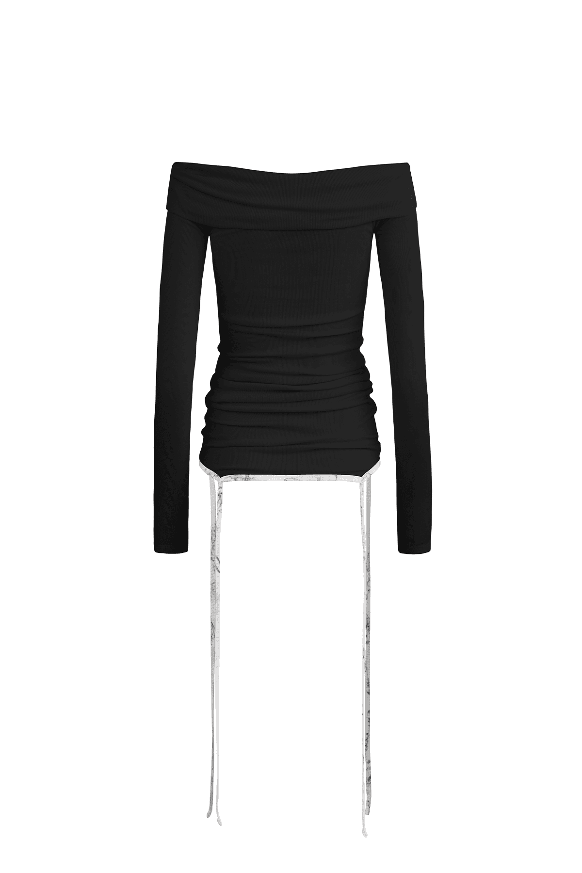 2-way Off-shoulder T-shirt (B) — vue 3