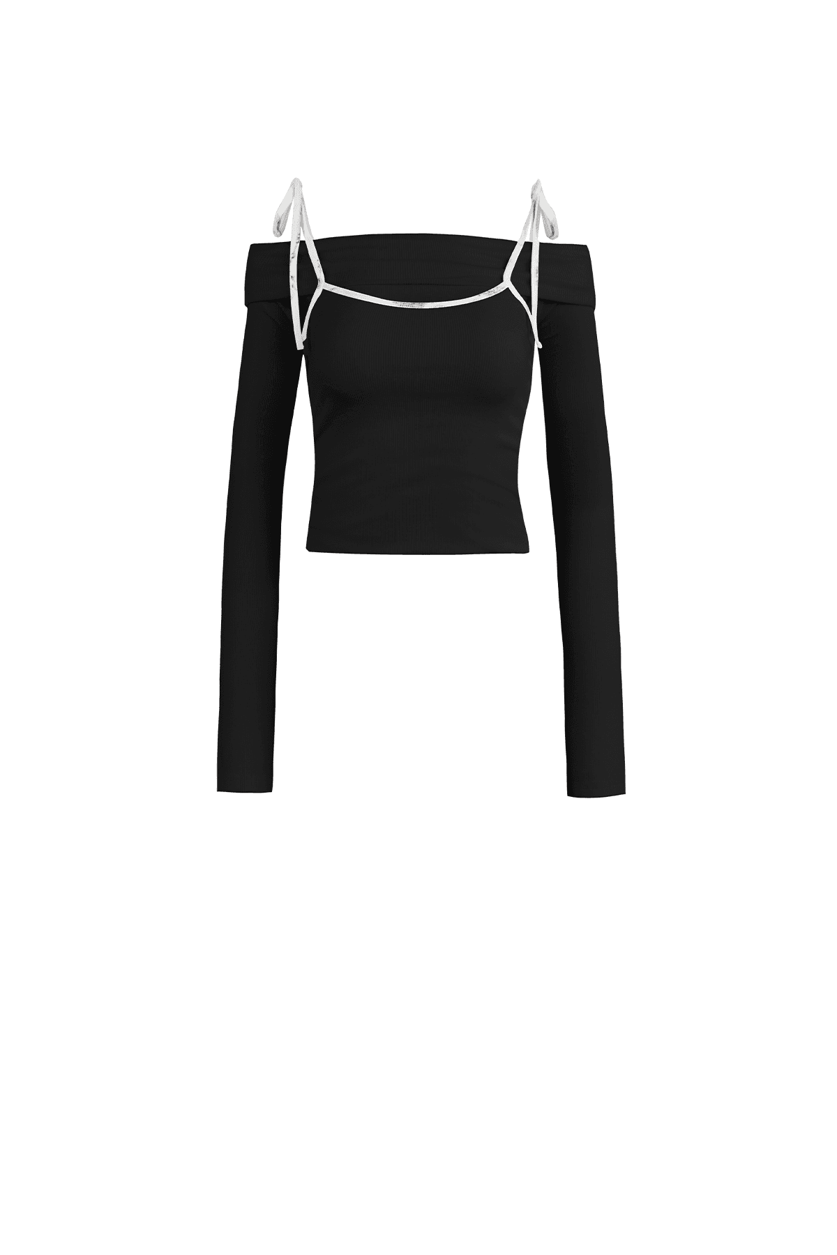 2-way Off-shoulder T-shirt (B) — vue 4