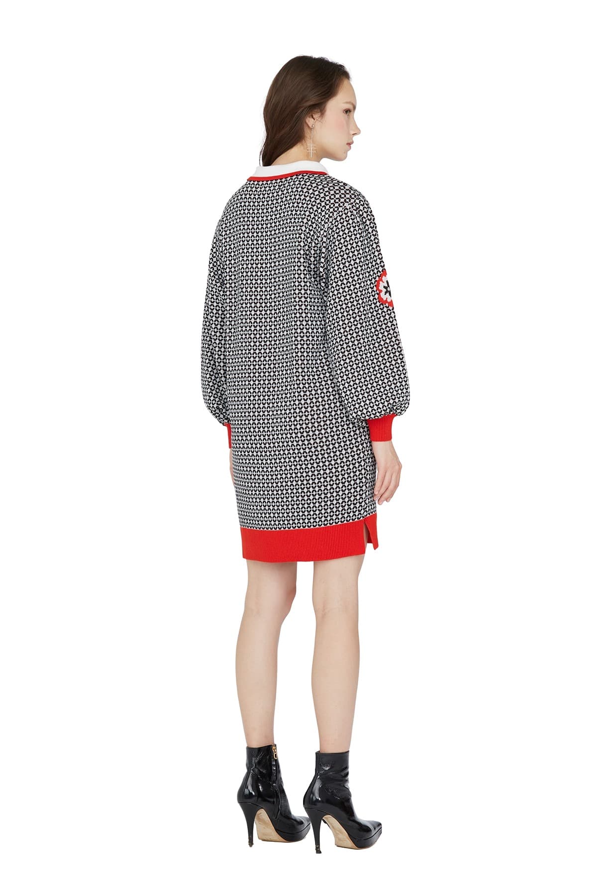 Jacquard Knit Dress (O) — vue 4
