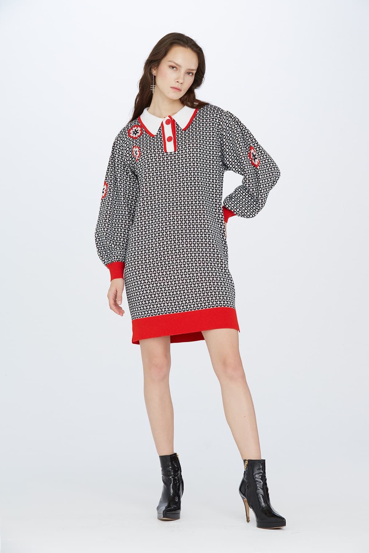 Jacquard Knit Dress (O) — vue 6