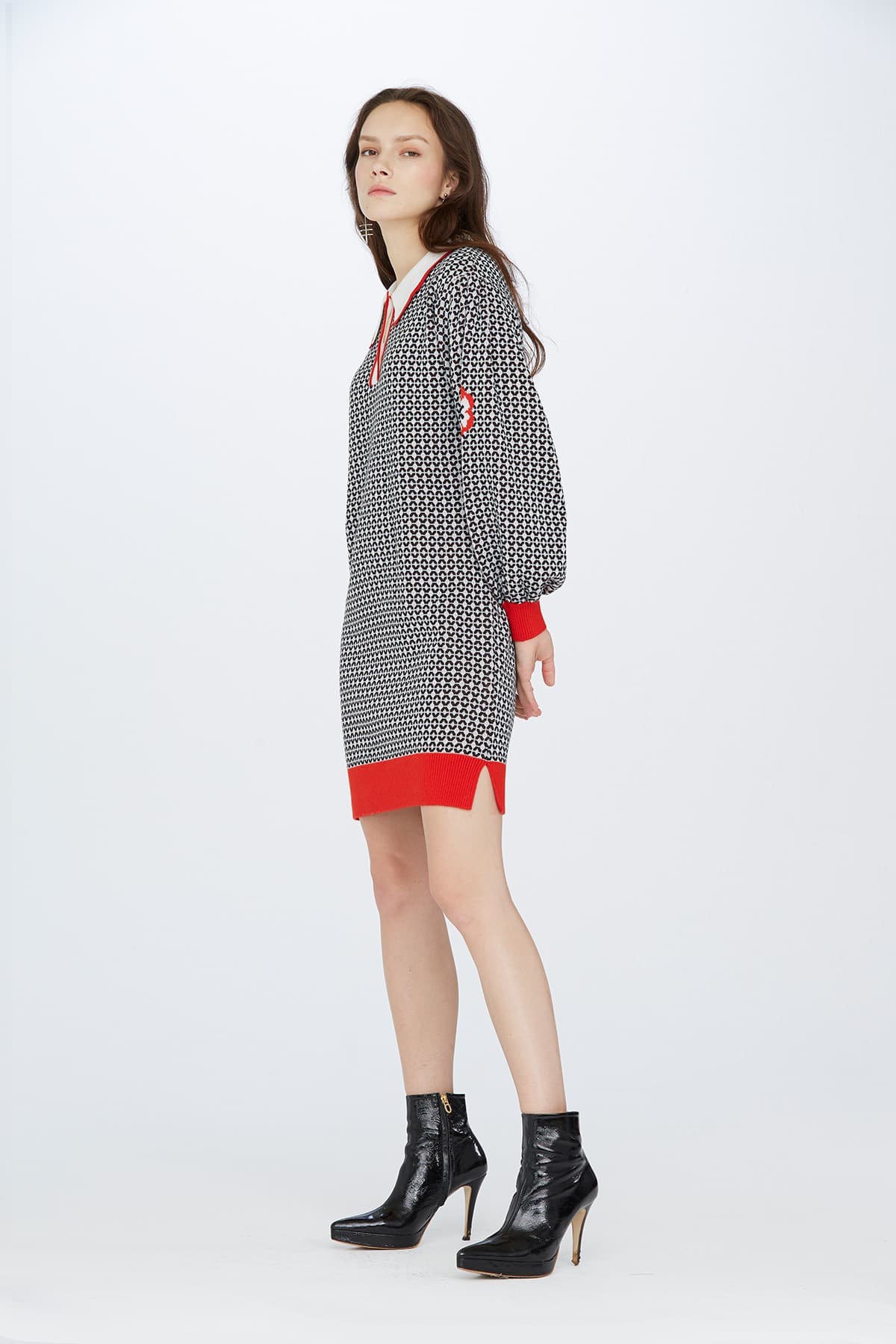 Jacquard Knit Dress (O) — vue 7
