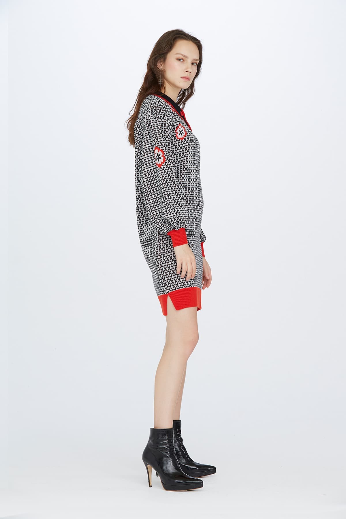Jacquard Knit Dress (O) — vue 6