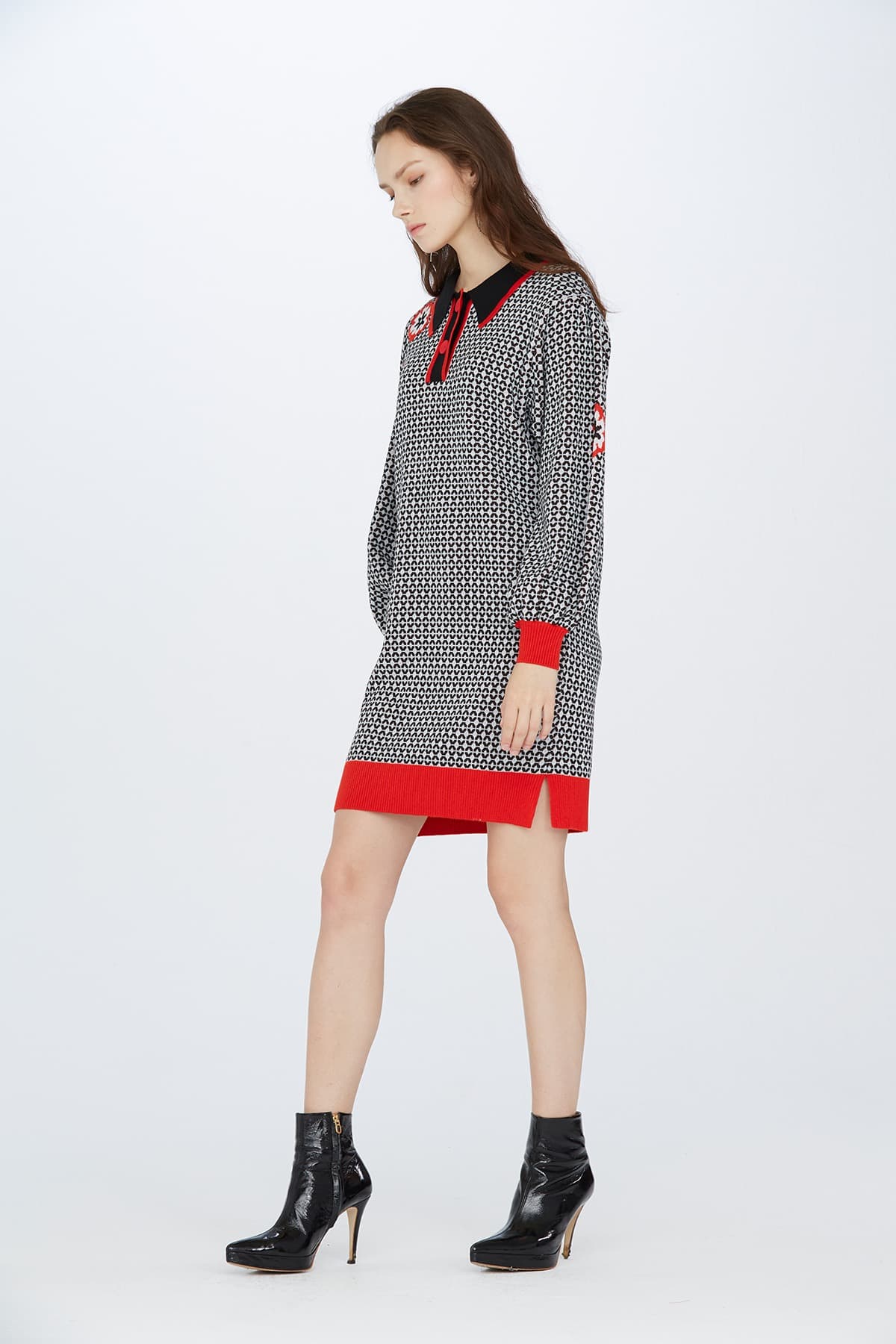 Jacquard Knit Dress (O) — vue 7