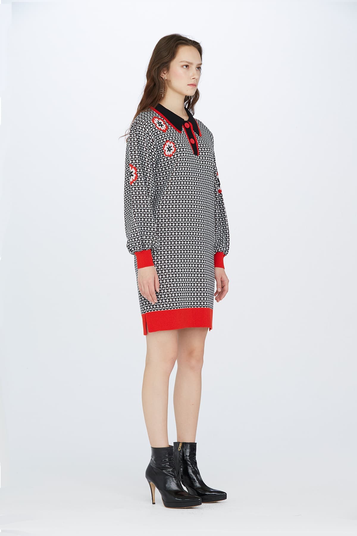 Jacquard Knit Dress (O) — vue 10
