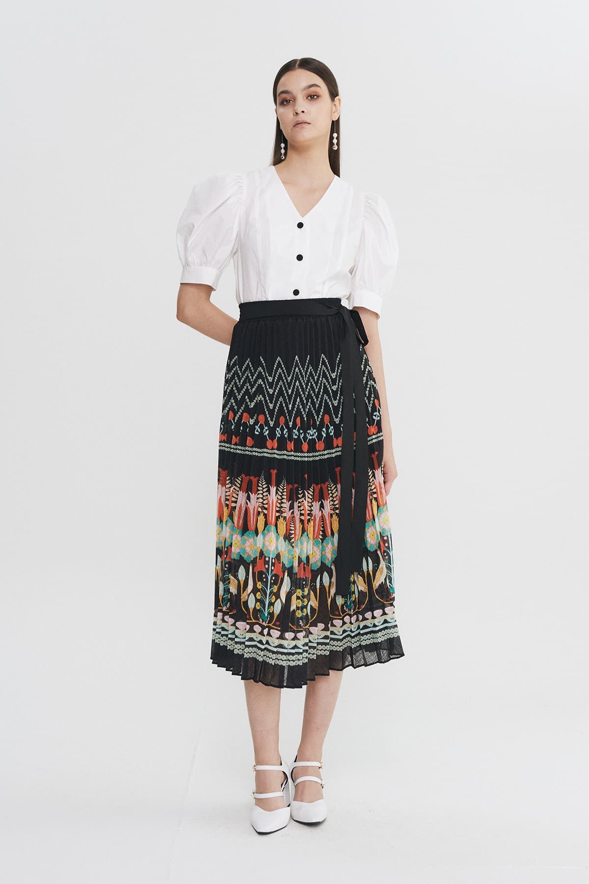 Pleats Skirt (BK) — vue 5