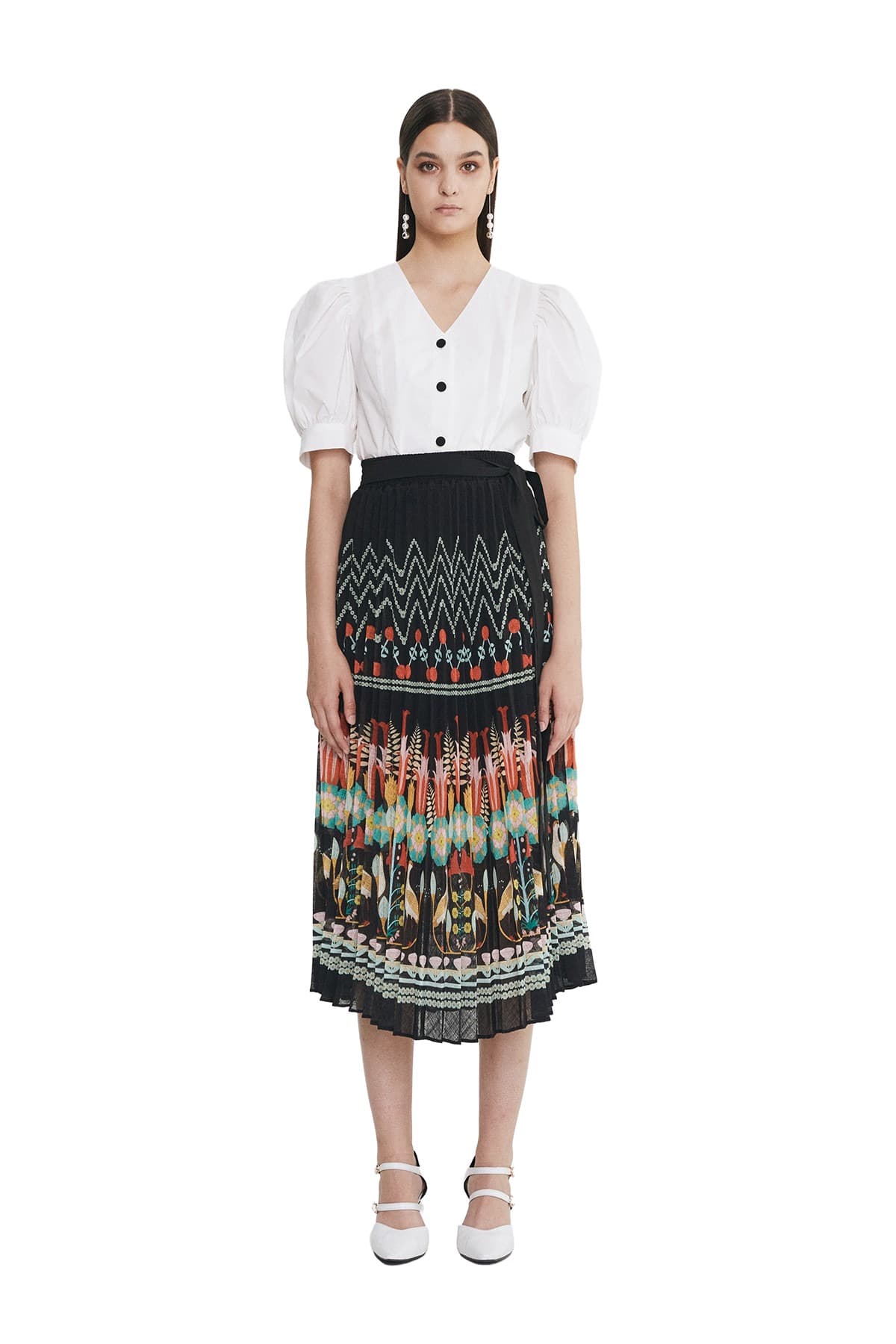 Pleats Skirt (BK) — vue 1