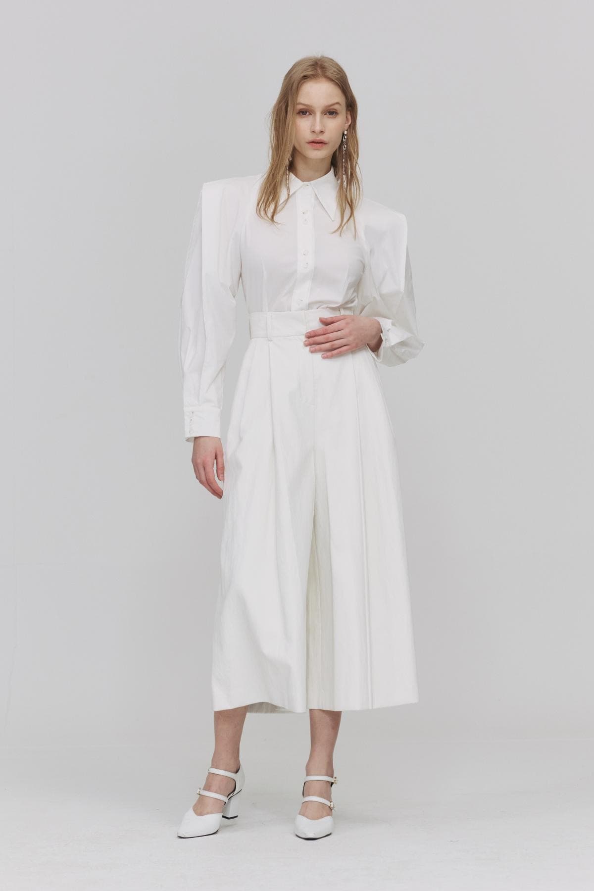 Angle-sleeve Blouse (W) — vue 8