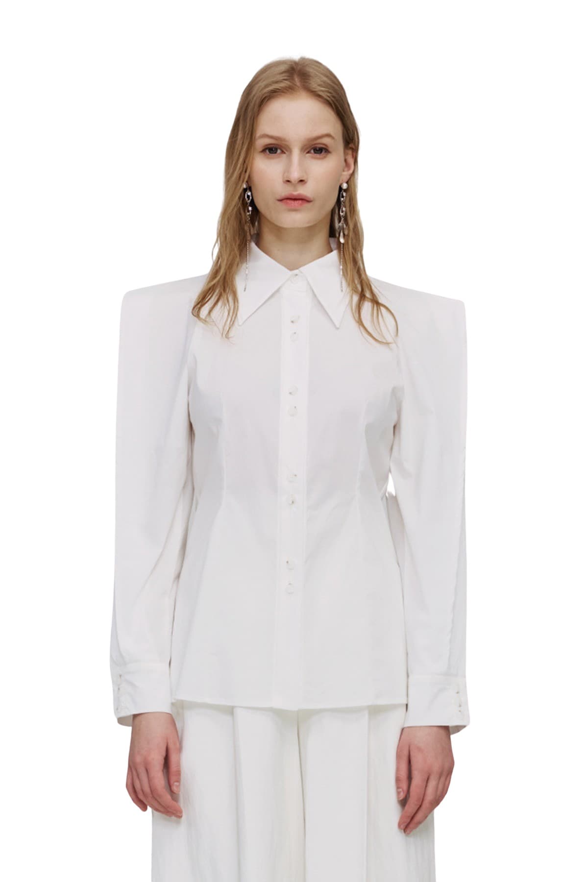 Angle-sleeve Blouse (W) — vue 1